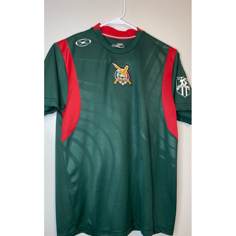 Mexico Futbol Federation Boys Green Jersey Size S Mexican National Soccer Xara